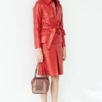 Bottega Veneta Red Studded Intrecciato Shoulder Bag - Resort 2017