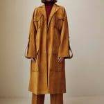 Celine Amber Oversize Trench-Coat and Sunflower Pleated Trousers - Fall 2016 Lookbook 29