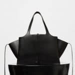 Celine Black Medium Tri-Fold Shoulder Bag