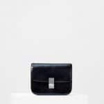 Celine Black Shiny Python Medium Classic Box Bag
