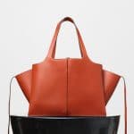 Celine Brick Medium Tri-Fold Shoulder Bag