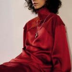 Celine Paprika High Neck Dress - Fall 2016 Lookbook 25