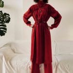Celine Paprika High Neck and Potiron Trousers - Fall 2016 Lookbook 26