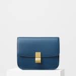 Celine Petrol Box Calfskin Medium Classic Box Bag