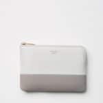 Celine White and Quartz Bicolour Solo Coin and Card Purse On Chain