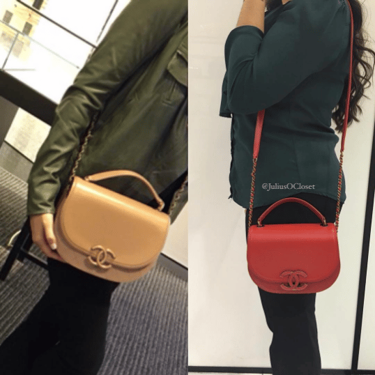 Chanel Burgundy CC Coco Curve Flap Bag – The Closet