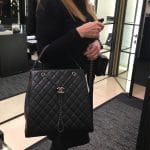 Chanel Black CC Bucket Large Bag