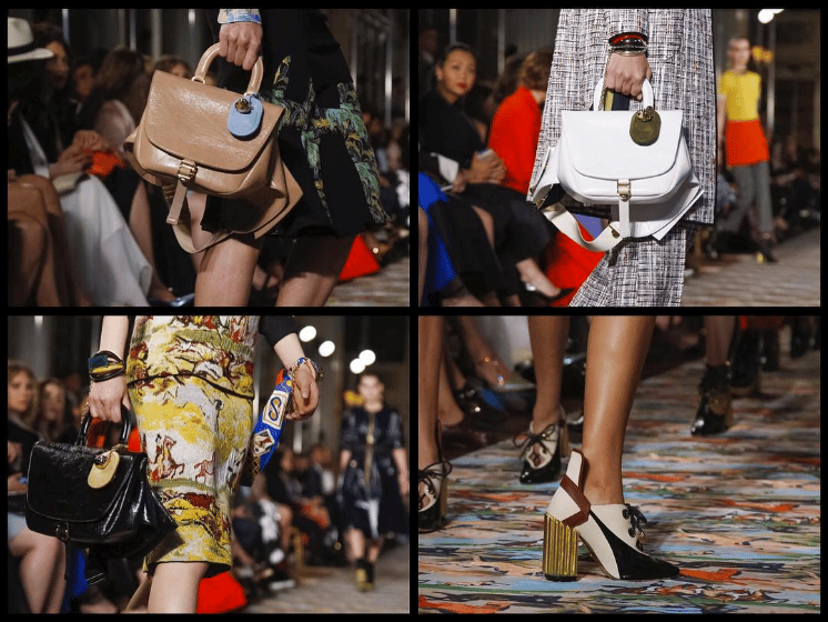 Dior Beige / White and Black Top Handle Bags - Cruise 2017