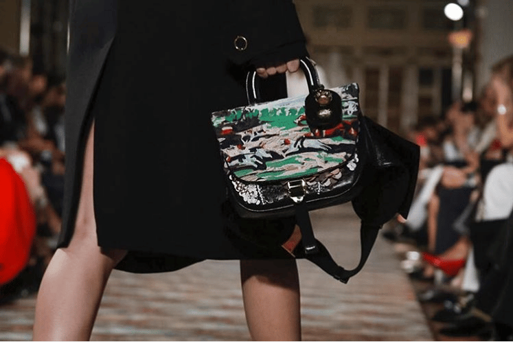Dior Black Multicolor Embroidered Top Handle Bag - Cruise 2017