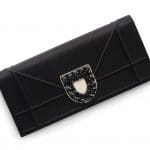 Dior Black Satin Diorama Pouch Bag