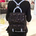 Dior Black/Blue Embellished Stardust Backpack Large Bag 3