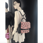 Dior Black/Pink Embellished Stardust Backpack Large Bag 2