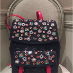 Dior Blue/Pink Embellished Stardust Backpack Large Bag