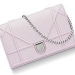 Dior Blush Pink Diorama Wallet On Chain Pouch Bag