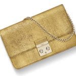 Dior Bright Gold Miss Dior Promenade Pouch Bag