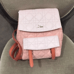 Dior Orange/Pink Stardust Backpack Small Bag 2