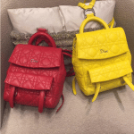 Dior Red and Yellow Stardust Backpack Large Bags