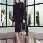 Fendi Black Floral Print Quilted Dotcom Bag - Resort 2017