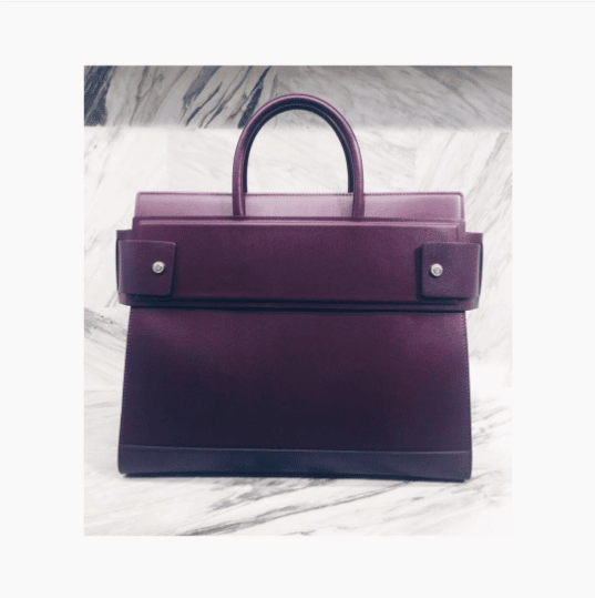 Givenchy Burgundy Horizon Small Satchel Bag 2