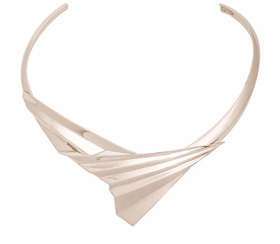 Givenchy Folded Metal Choker