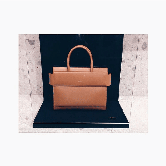 Givenchy Tan Horizon Small Satchel Bag
