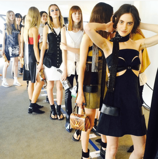 Louis Vuitton on X: #DevHynes, #Octavian, and models backstage at