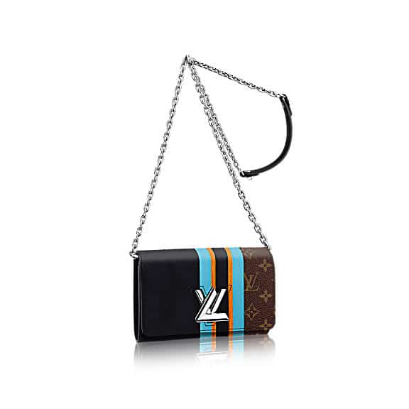 Louis Vuitton Twist Chain Wallet Limited Edition Monogram Canvas