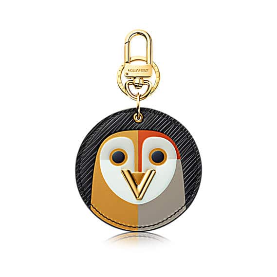 LV Louis Vuitton Love bird / owl coin purse / pouch / keychain / key holder