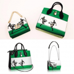 Louis Vuitton Green/White Football Print Twista and City Steamer Bags - Cruise 2017