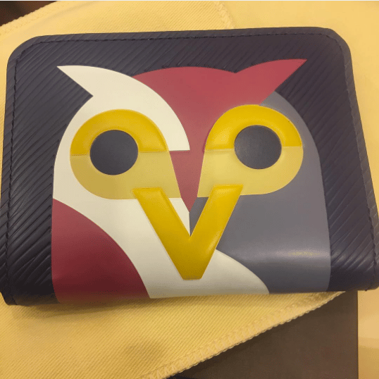 LOUIS VUITTON Epi Owl Zippy Wallet Iris 1080091