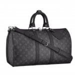 Louis Vuitton Monogram Eclipse Keepall Bandouliere Bag