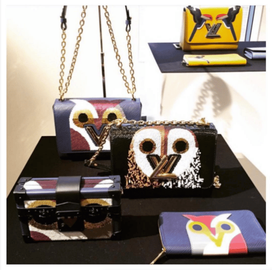Unique Louis Vuitton Monogram Lovely Birds Owl Card Holder