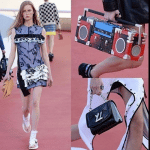 Louis Vuitton Petite Malle Boombox and Black Twist Bags - Cruise 2017