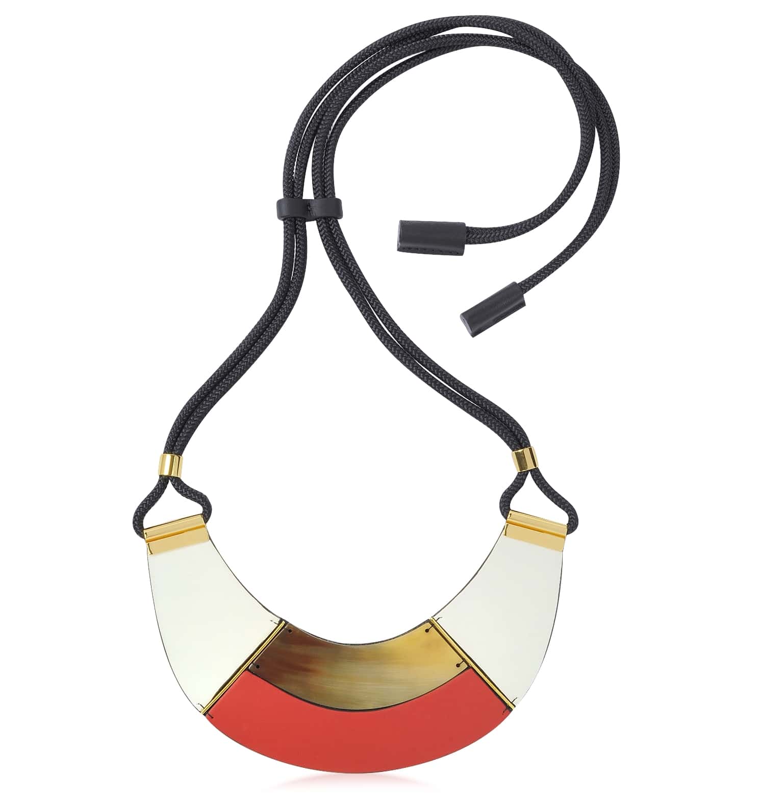 Marni Raspberry Leather Choker