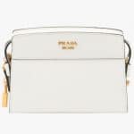 Prada White Esplanade Shoulder Bag