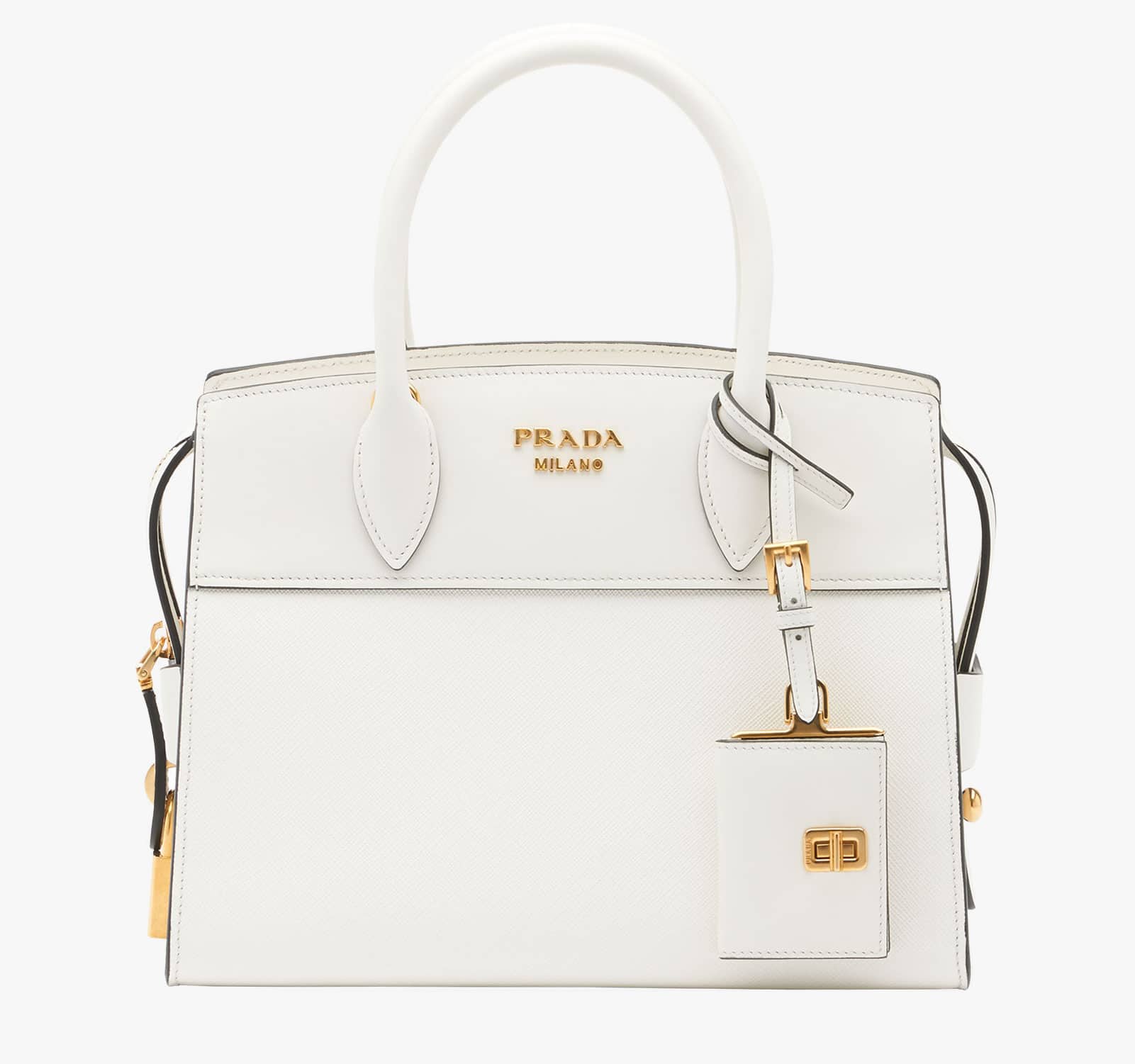 Prada Saffiano Esplanade Crossbody Bag (SHG-35109) – LuxeDH