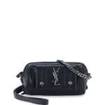 Saint Laurent Black Rider East-West Roll Camera Bag