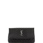 Saint Laurent Black Tri-Quilt Monogram West Hollywood Clutch Bag