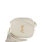 Saint Laurent Blanc Grise Monogram Blogger Crossbody Bag