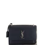 Saint Laurent Marine High School Chain Satchel Medium Bag