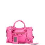 Balenciaga Rose Bubble Gum Classic Small City Bag