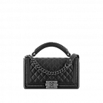 Chanel Black Boy Chanel Handle Flap Medium Bag