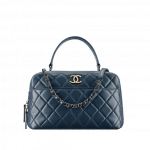 Chanel Blue Trendy CC Small Bowling Bag