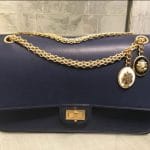 Chanel Navy with Medals 2.55 Nude Bag