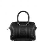 Givenchy Black Stamped Givenchy Logo Lucrezia Medium Bag