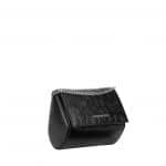 Givenchy Black Stamped Givenchy Logo Pandora Box Minaudiere Bag