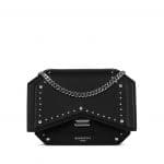 Givenchy Black Studded Bow Cut with Chain Mini Bag