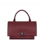 Givenchy Burgundy Small Shark Bag