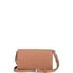 Givenchy Camel Debossed Logo Crossbody Bag