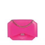 Givenchy Fuchsia Mini Bow-Cut Bag